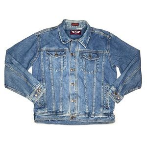 Vintage Denim Gear Light Blue Wash Jean Denim Jacket